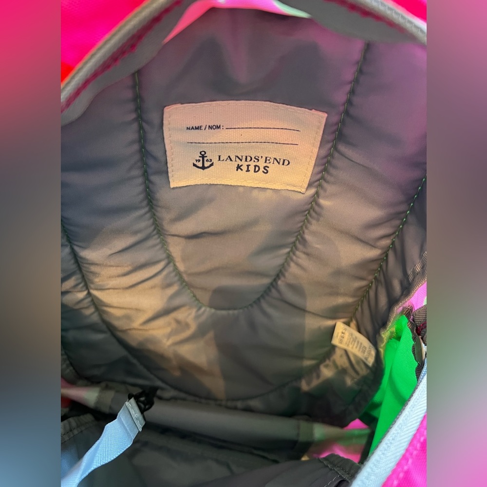 NWOT Lands’End Kids Mini Backpack Never Used. - Picture 3 of 6